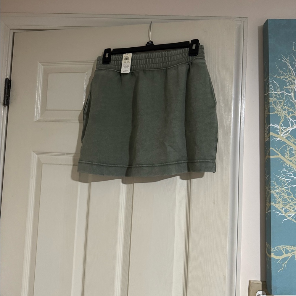 Aerie Green Skirt